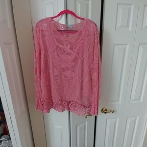 Lace overlay with matching tank